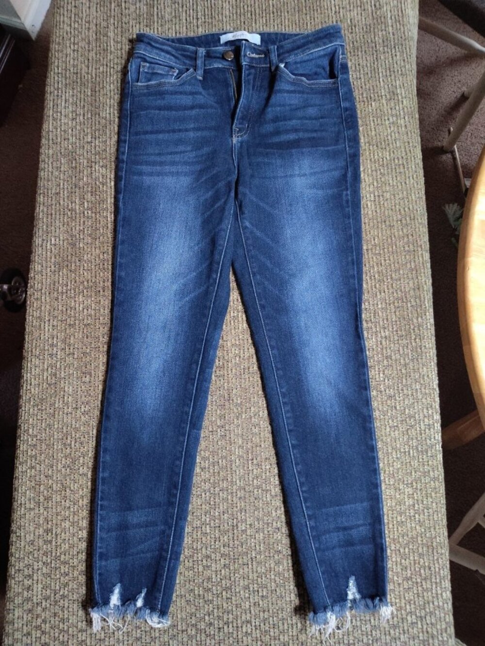 KANCAN distressed Blue jeans Size 26 Style VBK1437A Cut #30728